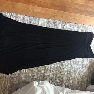 Black maxi skirt
